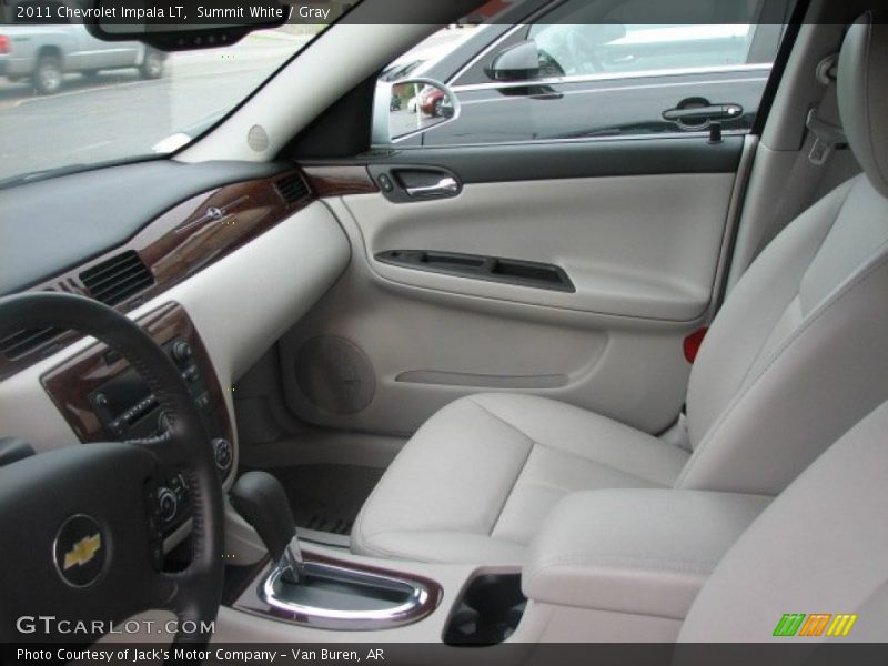 Summit White / Gray 2011 Chevrolet Impala LT