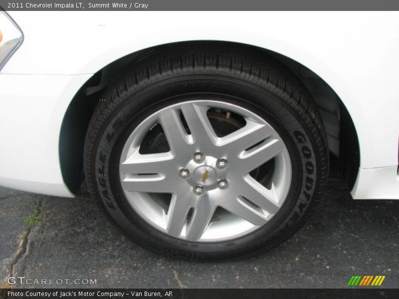 Summit White / Gray 2011 Chevrolet Impala LT