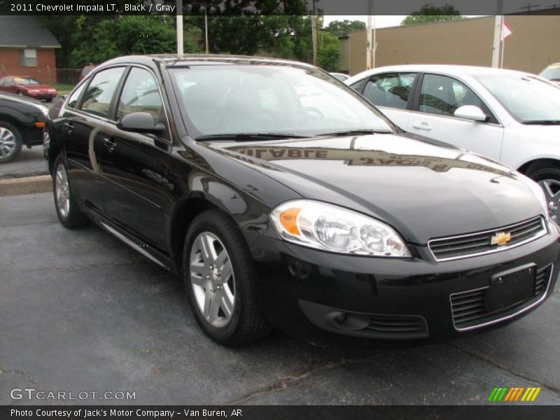 Black / Gray 2011 Chevrolet Impala LT