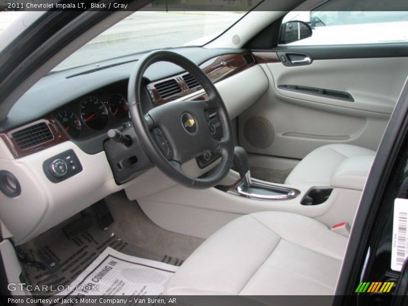 Black / Gray 2011 Chevrolet Impala LT