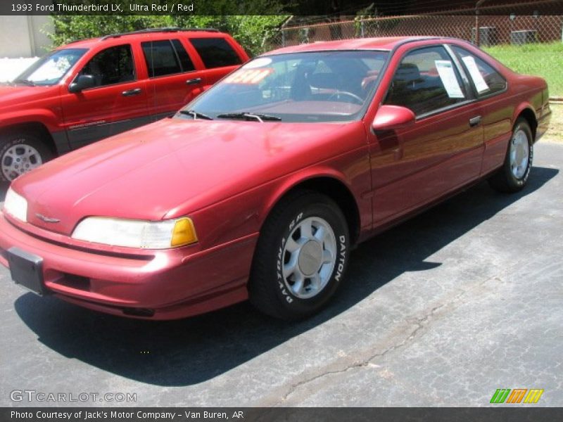 Ultra Red / Red 1993 Ford Thunderbird LX