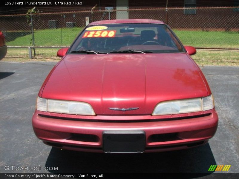 Ultra Red / Red 1993 Ford Thunderbird LX