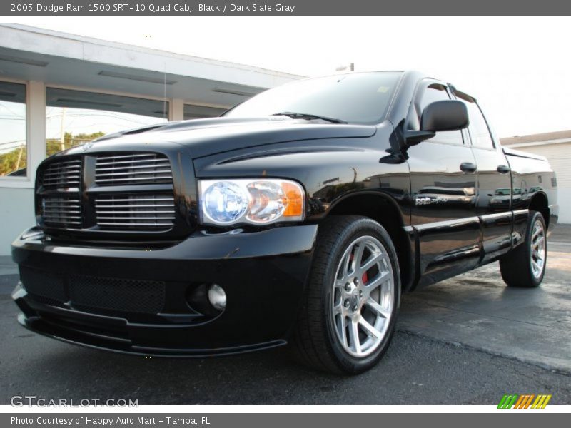 Front 3/4 View of 2005 Ram 1500 SRT-10 Quad Cab