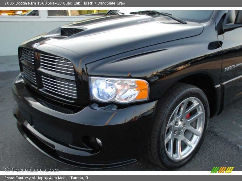 Black / Dark Slate Gray 2005 Dodge Ram 1500 SRT-10 Quad Cab