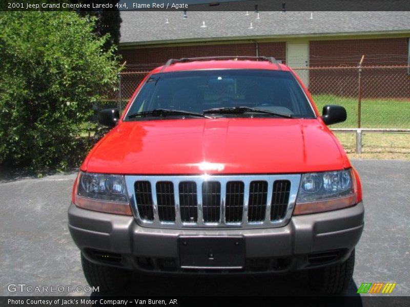 Flame Red / Agate 2001 Jeep Grand Cherokee Laredo 4x4