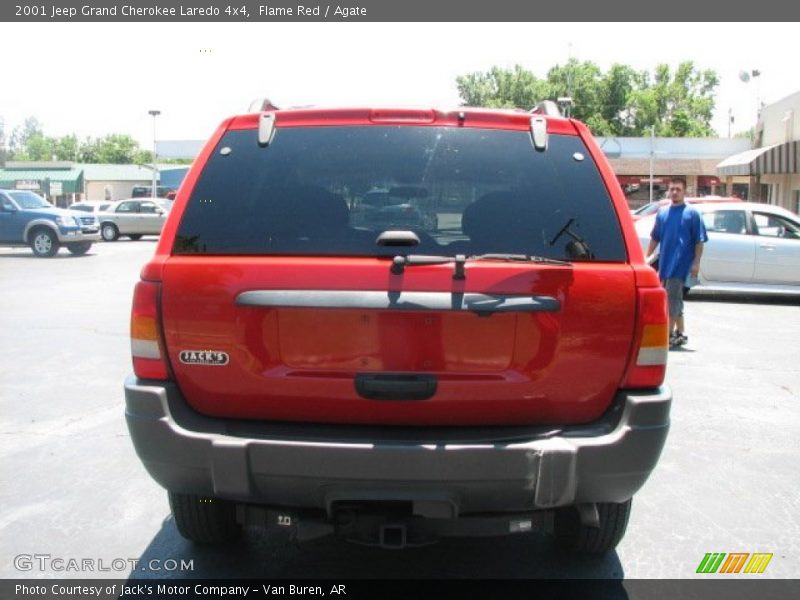 Flame Red / Agate 2001 Jeep Grand Cherokee Laredo 4x4