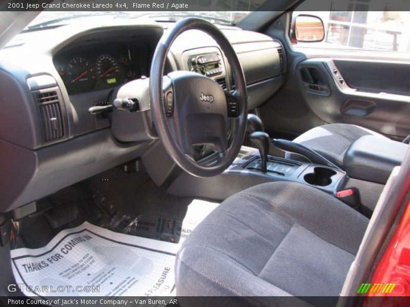 Flame Red / Agate 2001 Jeep Grand Cherokee Laredo 4x4