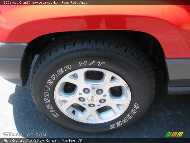 Flame Red / Agate 2001 Jeep Grand Cherokee Laredo 4x4
