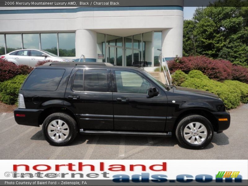 Black / Charcoal Black 2006 Mercury Mountaineer Luxury AWD