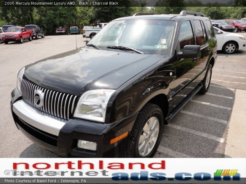 Black / Charcoal Black 2006 Mercury Mountaineer Luxury AWD