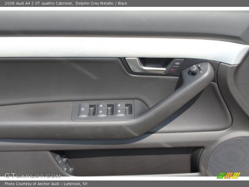 Dolphin Grey Metallic / Black 2008 Audi A4 2.0T quattro Cabriolet