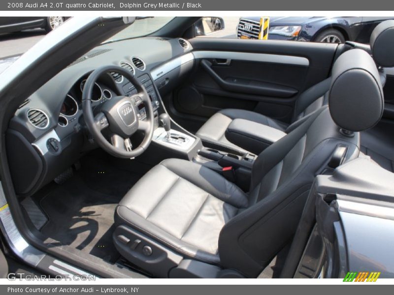  2008 A4 2.0T quattro Cabriolet Black Interior