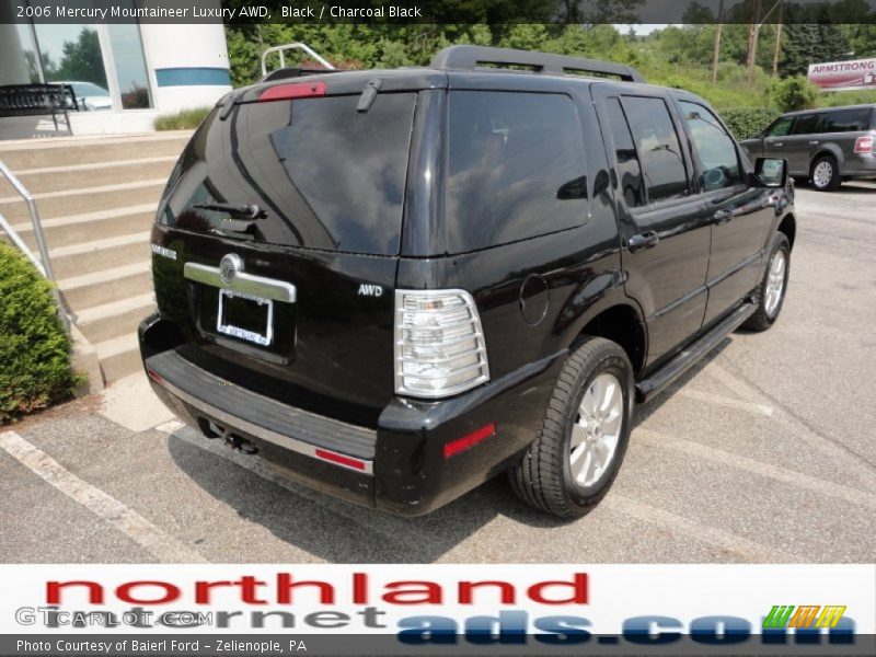 Black / Charcoal Black 2006 Mercury Mountaineer Luxury AWD