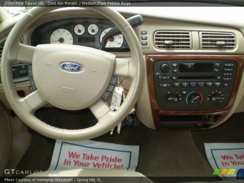 Gold Ash Metallic / Medium/Dark Pebble Beige 2006 Ford Taurus SEL