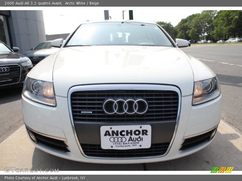 Arctic White / Beige 2006 Audi A6 3.2 quattro Avant