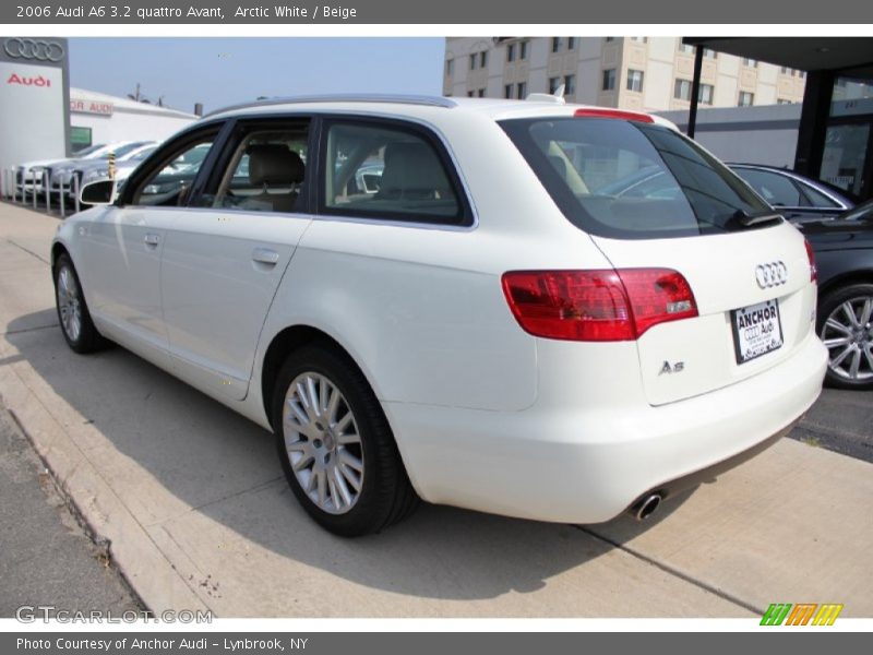 Arctic White / Beige 2006 Audi A6 3.2 quattro Avant