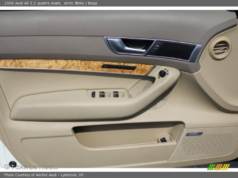 Arctic White / Beige 2006 Audi A6 3.2 quattro Avant