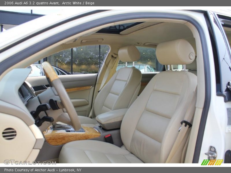  2006 A6 3.2 quattro Avant Beige Interior
