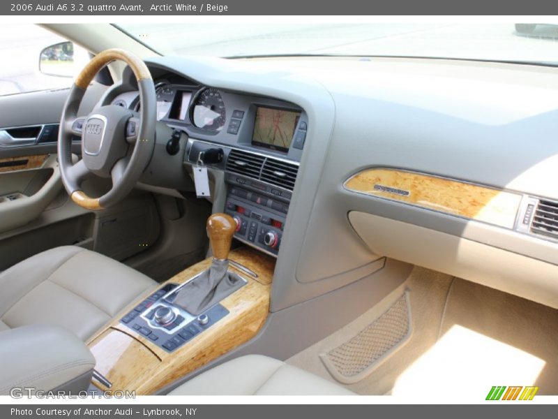 Arctic White / Beige 2006 Audi A6 3.2 quattro Avant