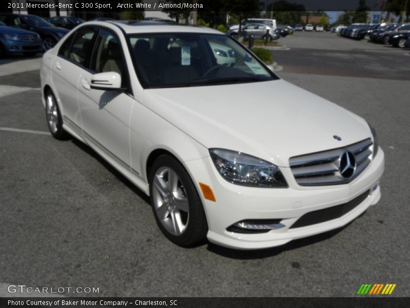Arctic White / Almond/Mocha 2011 Mercedes-Benz C 300 Sport