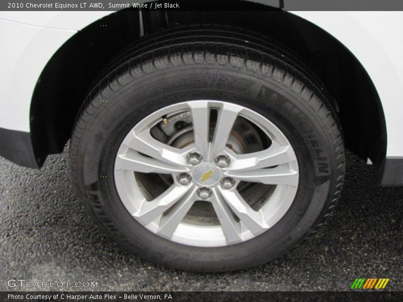 Summit White / Jet Black 2010 Chevrolet Equinox LT AWD