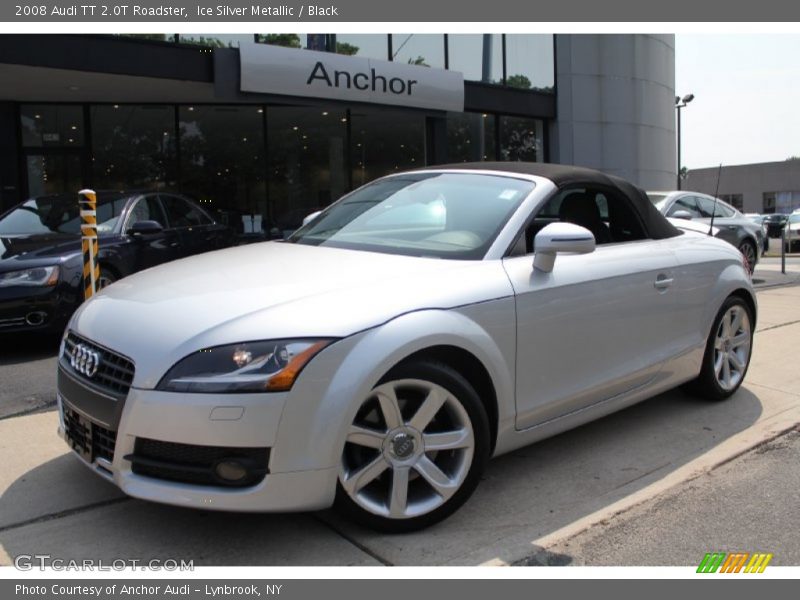 Ice Silver Metallic / Black 2008 Audi TT 2.0T Roadster
