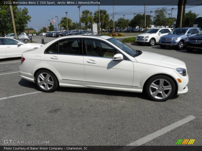 Arctic White / Almond/Mocha 2011 Mercedes-Benz C 300 Sport