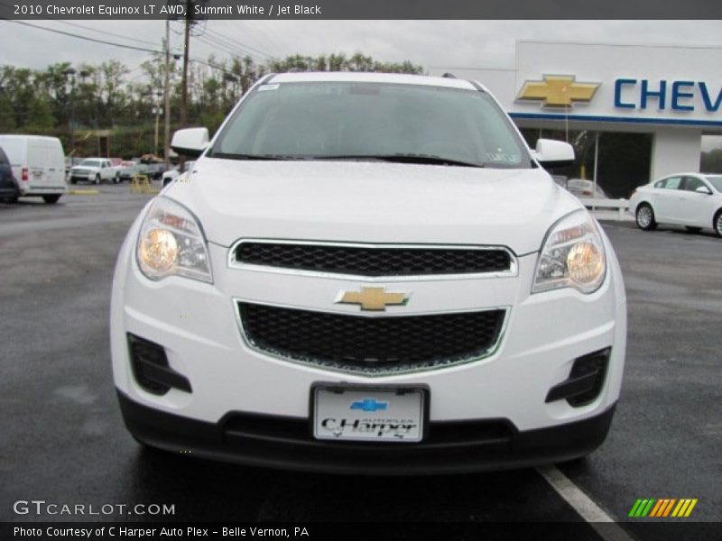 Summit White / Jet Black 2010 Chevrolet Equinox LT AWD
