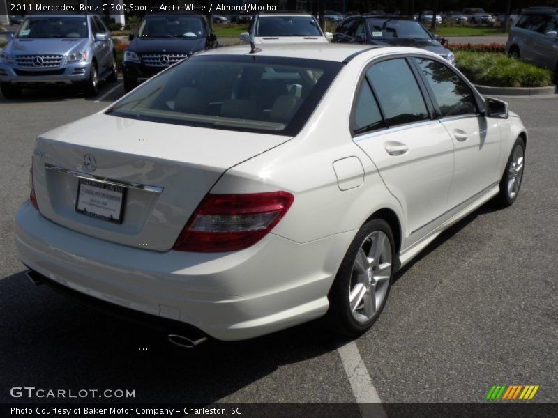 Arctic White / Almond/Mocha 2011 Mercedes-Benz C 300 Sport