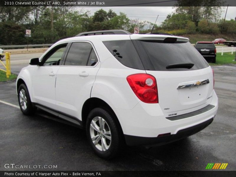 Summit White / Jet Black 2010 Chevrolet Equinox LT AWD