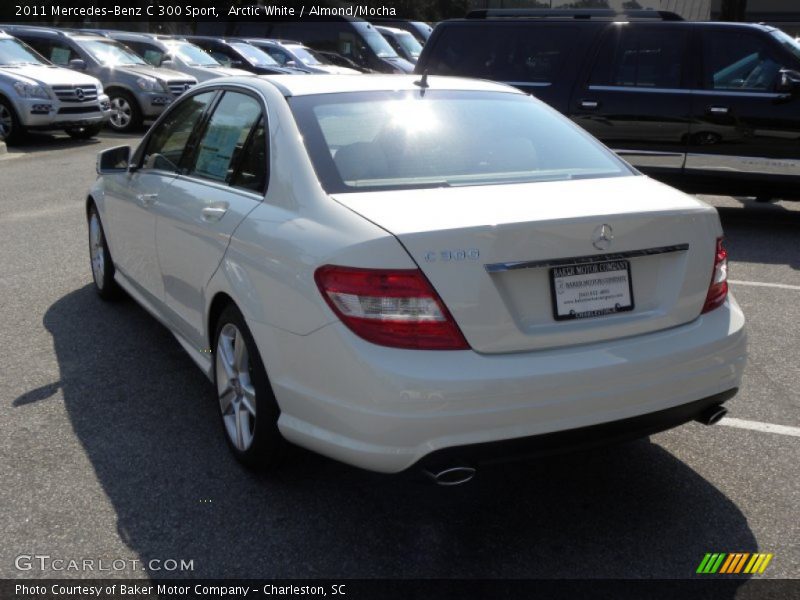 Arctic White / Almond/Mocha 2011 Mercedes-Benz C 300 Sport