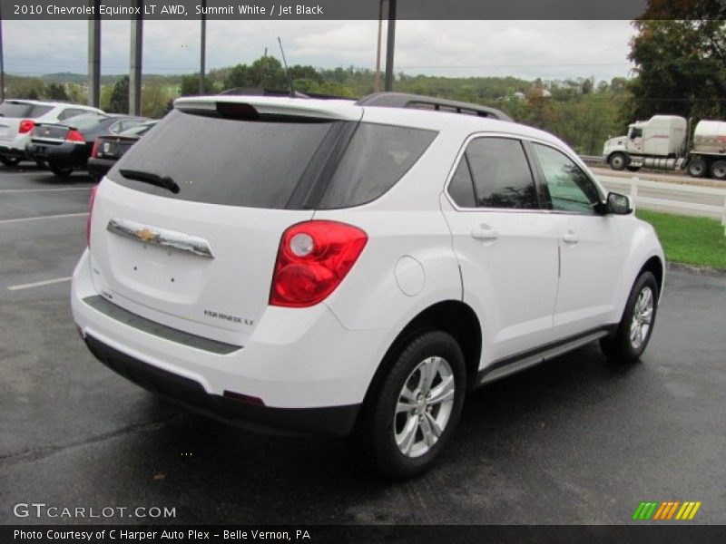 Summit White / Jet Black 2010 Chevrolet Equinox LT AWD