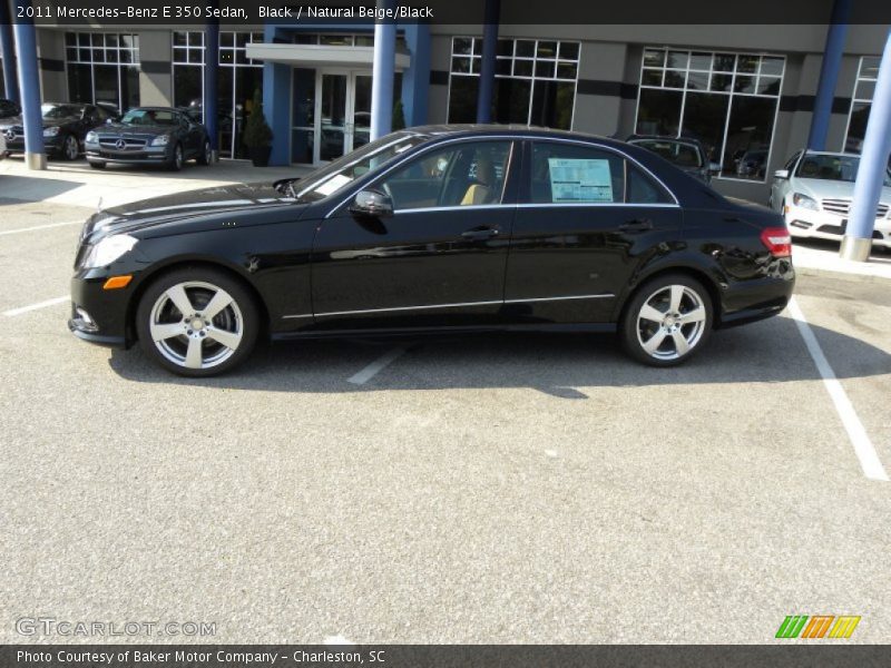 Black / Natural Beige/Black 2011 Mercedes-Benz E 350 Sedan