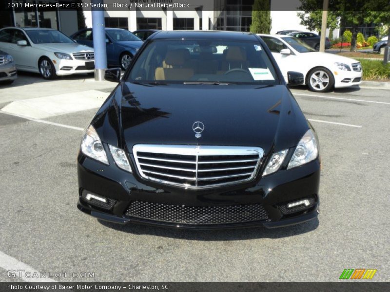 Black / Natural Beige/Black 2011 Mercedes-Benz E 350 Sedan