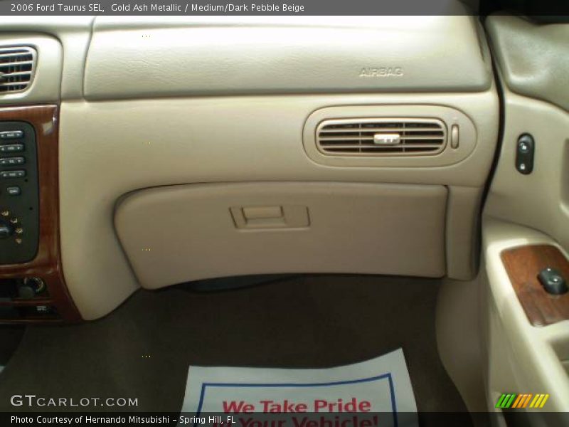 Gold Ash Metallic / Medium/Dark Pebble Beige 2006 Ford Taurus SEL