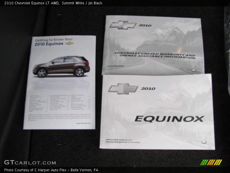 Summit White / Jet Black 2010 Chevrolet Equinox LT AWD