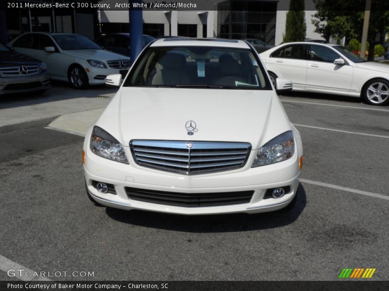 Arctic White / Almond/Mocha 2011 Mercedes-Benz C 300 Luxury