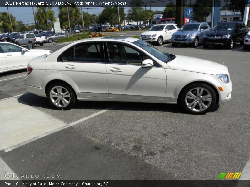 Arctic White / Almond/Mocha 2011 Mercedes-Benz C 300 Luxury