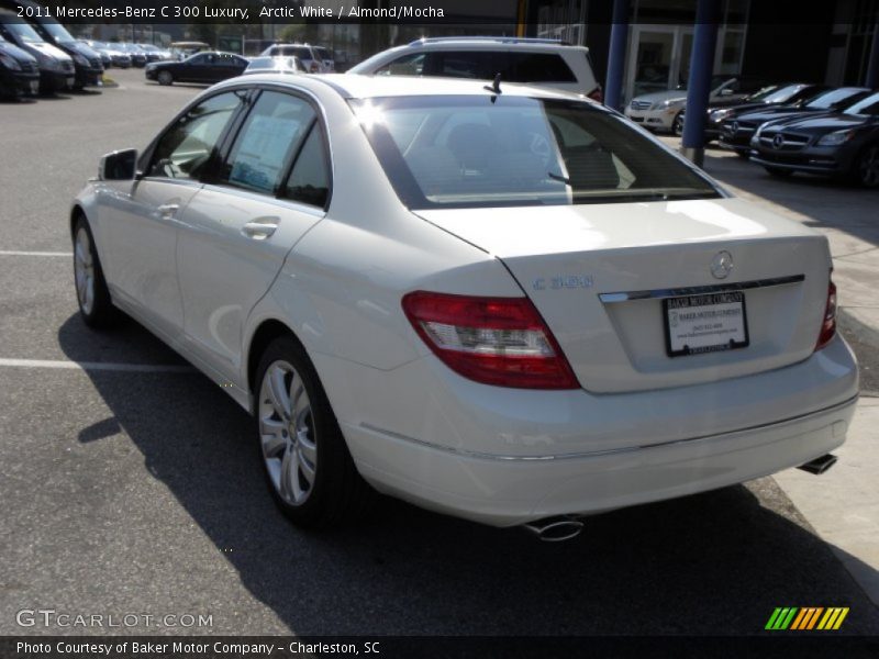 Arctic White / Almond/Mocha 2011 Mercedes-Benz C 300 Luxury