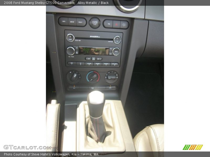 Controls of 2008 Mustang Shelby GT500 Convertible