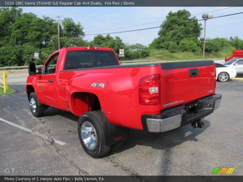  2010 Sierra 3500HD SLE Regular Cab 4x4 Dually Fire Red