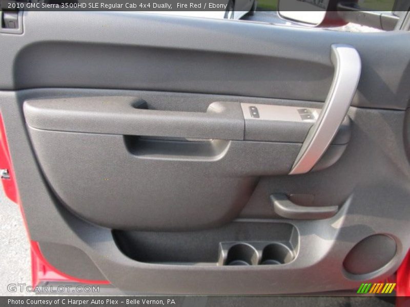 Fire Red / Ebony 2010 GMC Sierra 3500HD SLE Regular Cab 4x4 Dually