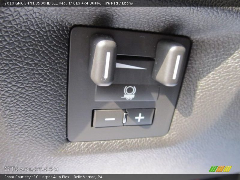 Controls of 2010 Sierra 3500HD SLE Regular Cab 4x4 Dually