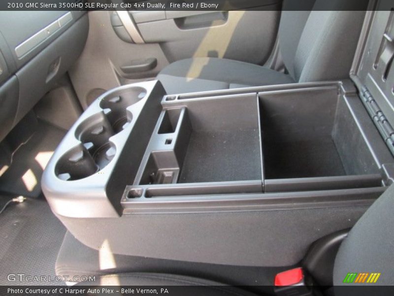  2010 Sierra 3500HD SLE Regular Cab 4x4 Dually Ebony Interior