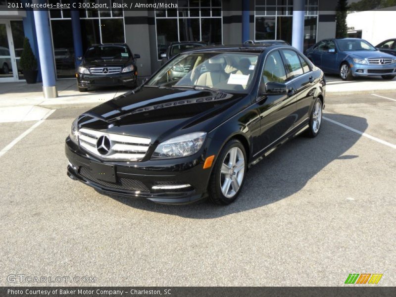 Black / Almond/Mocha 2011 Mercedes-Benz C 300 Sport