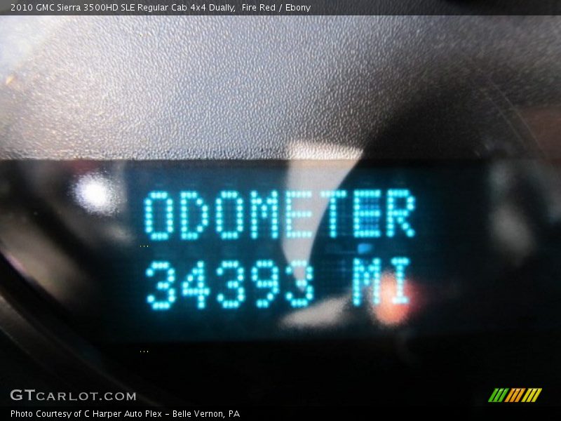 Fire Red / Ebony 2010 GMC Sierra 3500HD SLE Regular Cab 4x4 Dually