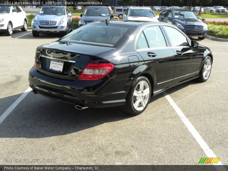 Black / Almond/Mocha 2011 Mercedes-Benz C 300 Sport