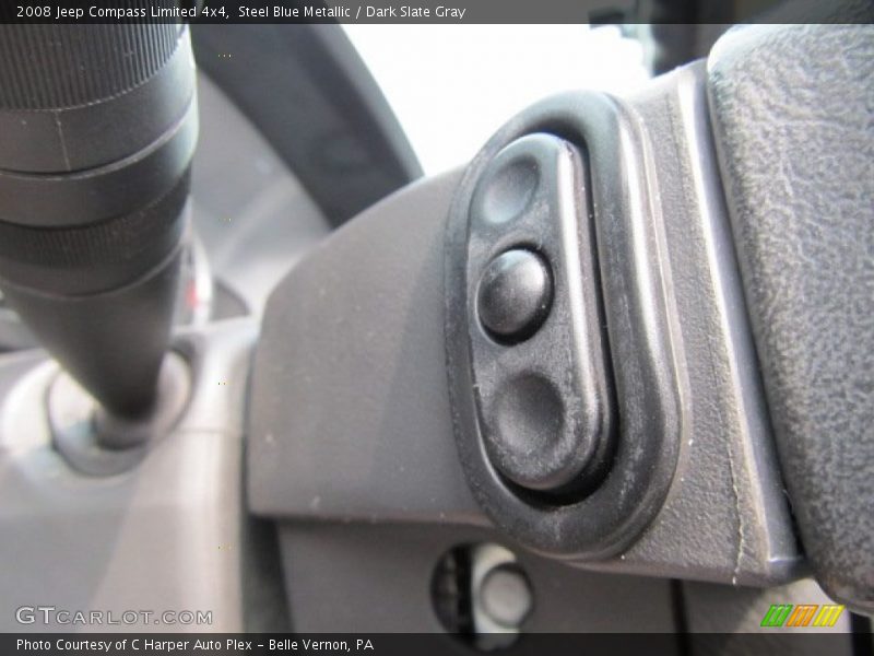 Steel Blue Metallic / Dark Slate Gray 2008 Jeep Compass Limited 4x4