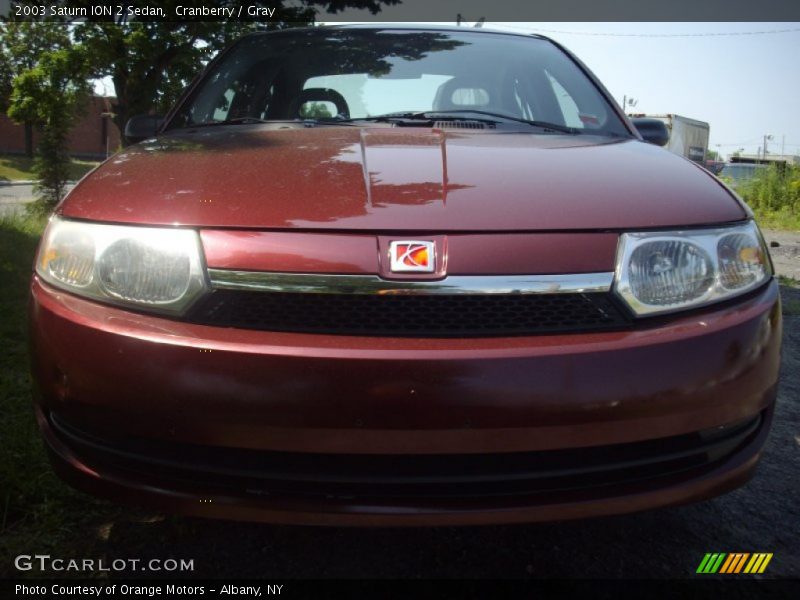 Cranberry / Gray 2003 Saturn ION 2 Sedan