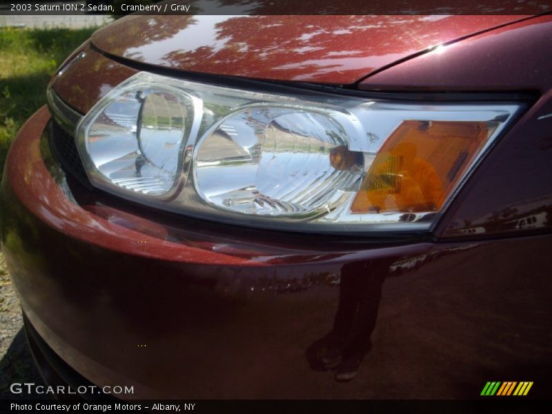 Cranberry / Gray 2003 Saturn ION 2 Sedan